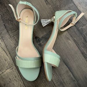 Green Sandal Heels